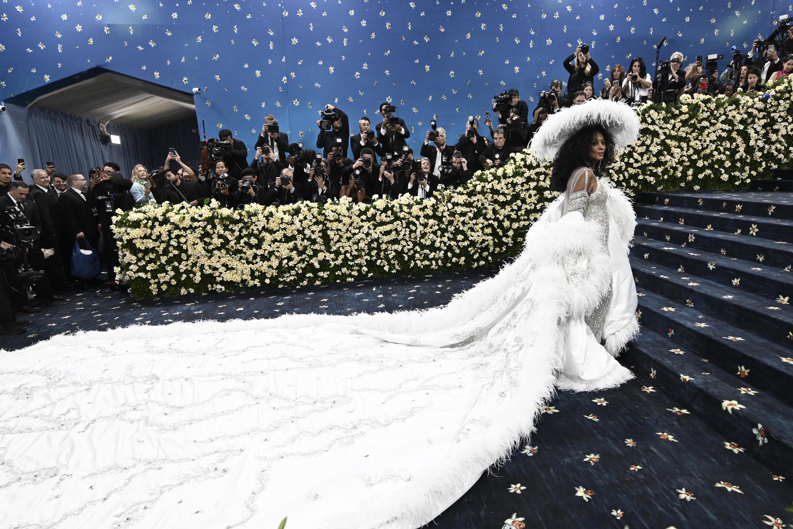 Diana Ross, at the recent MET gala.