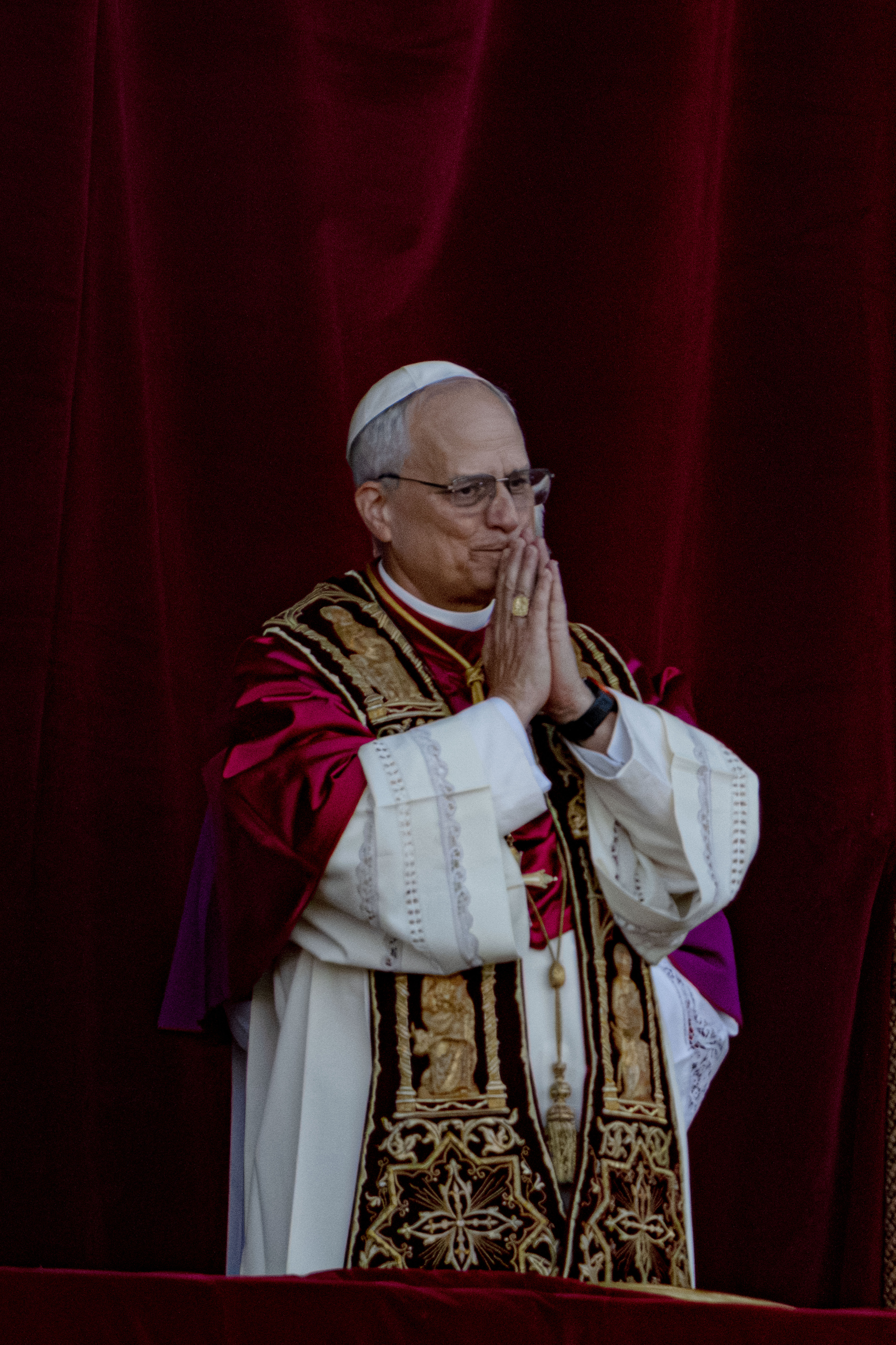 Newly elected Pope Leo XIV.