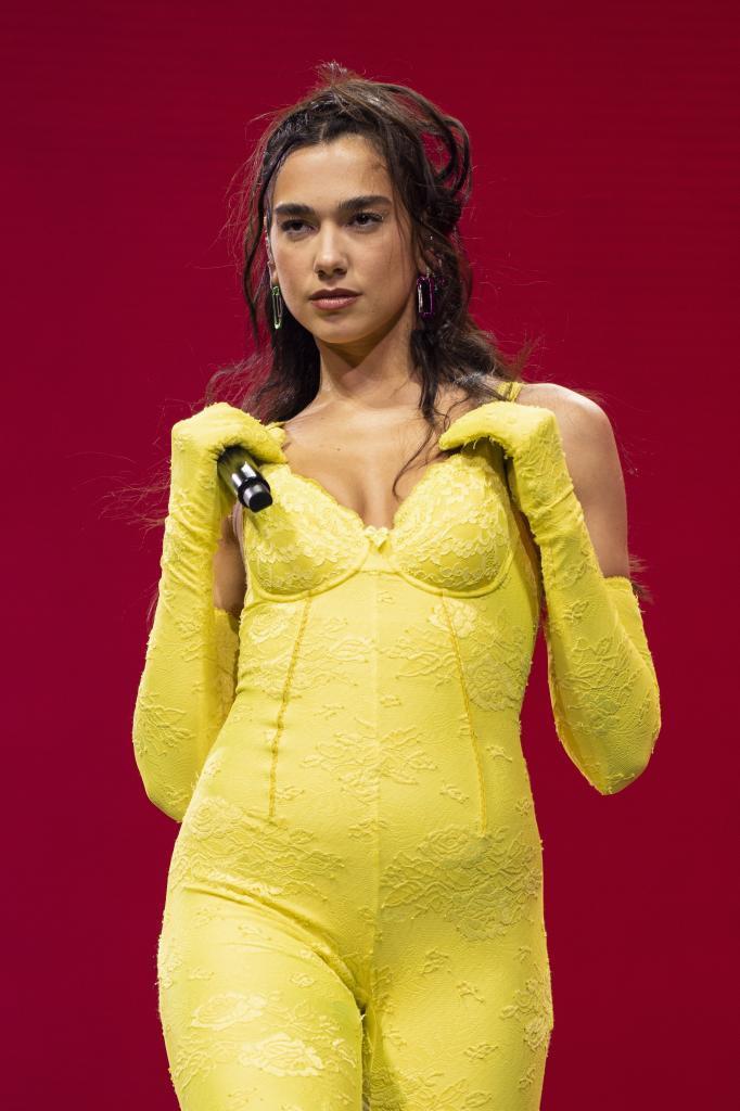 The British singer Dua Lipa.