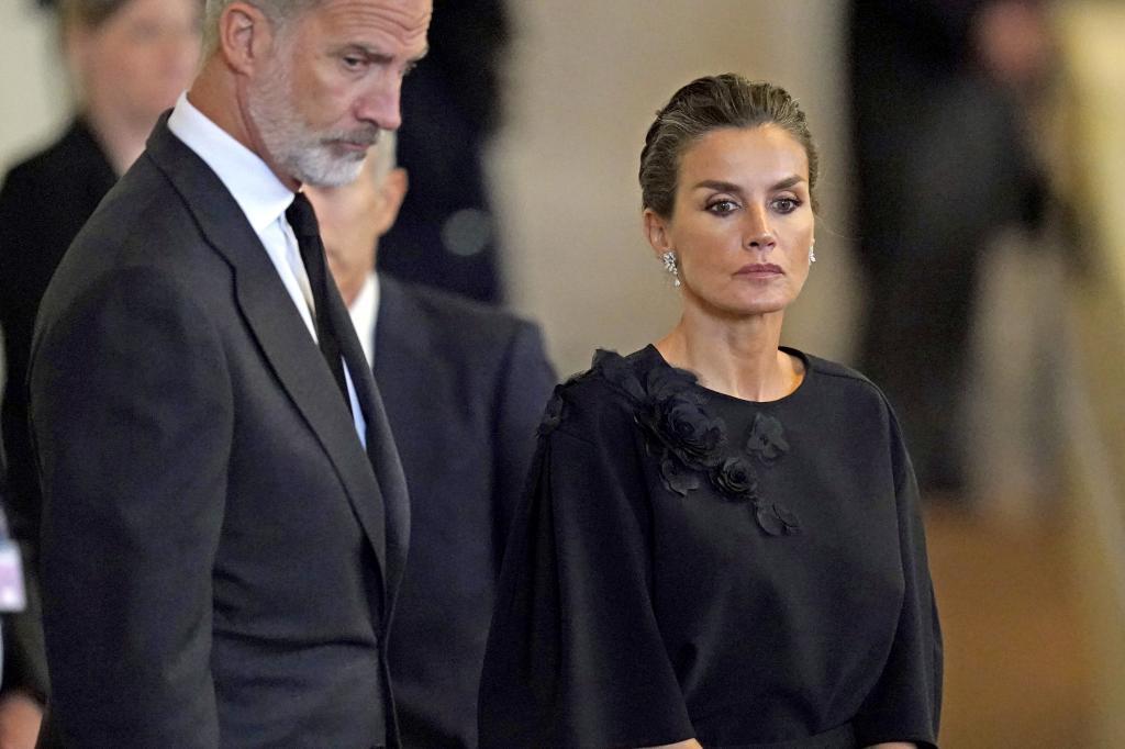 King Felipe VI and Queen Letizia of Spain.