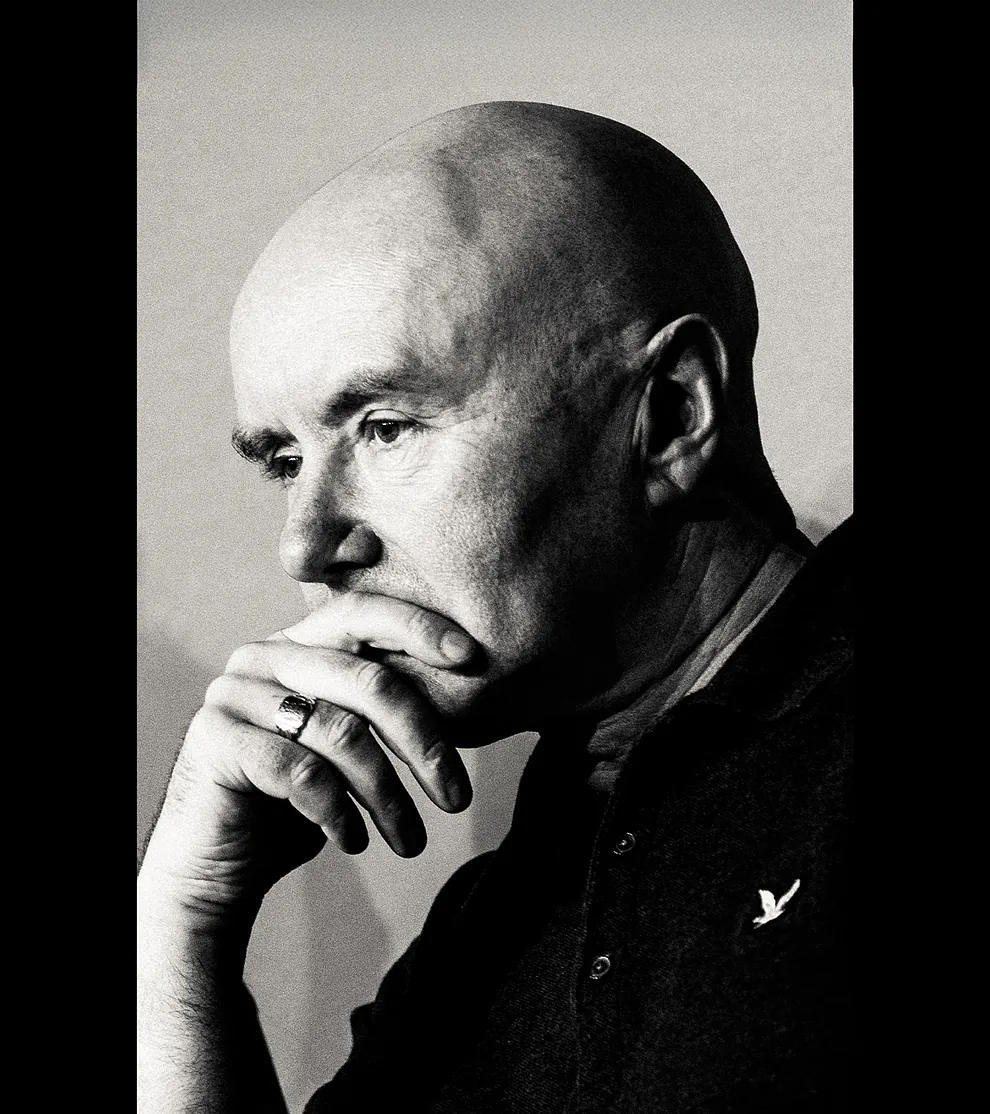 Scottish writer Irvine Welsh.
