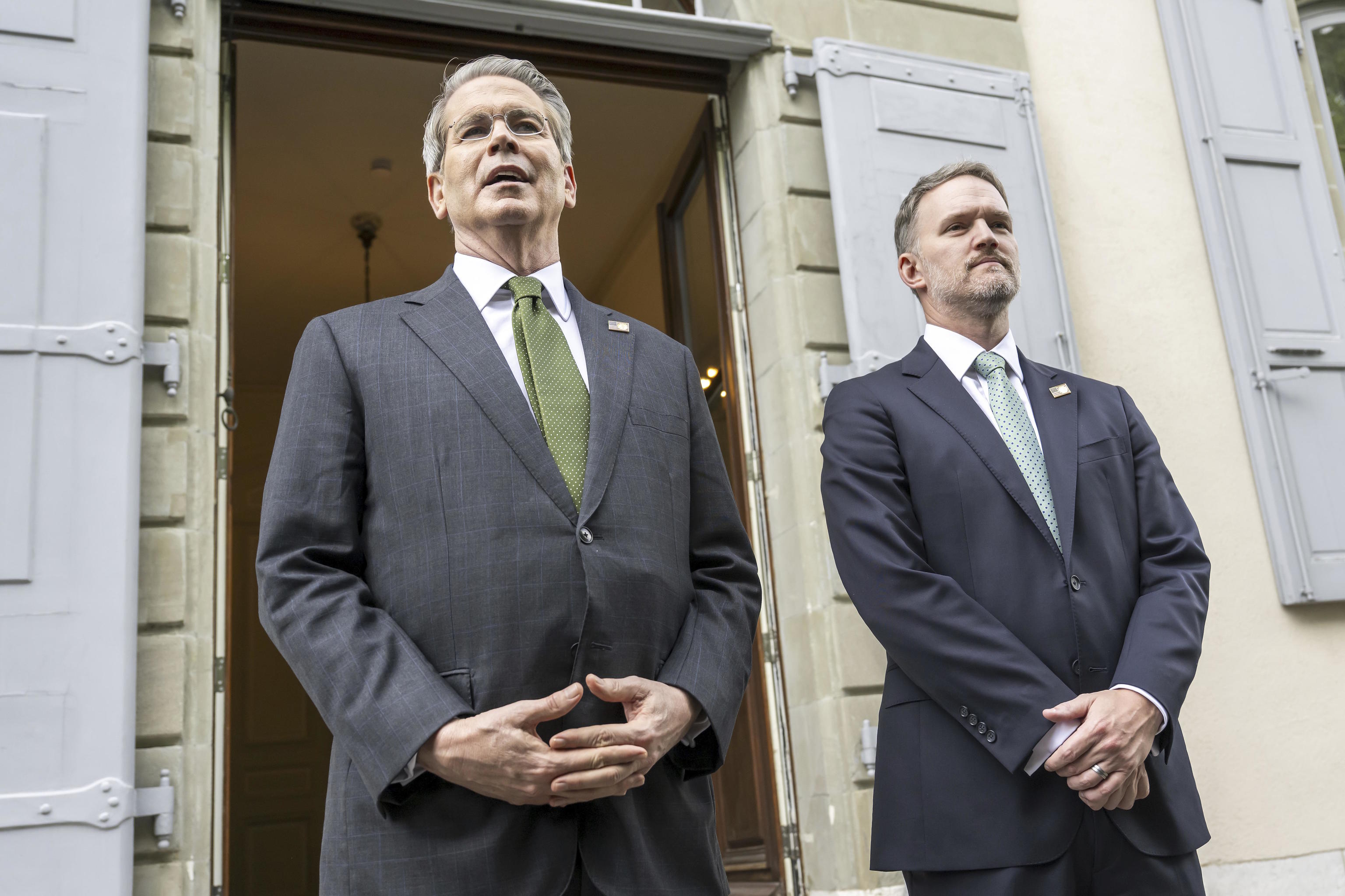 The US Treasury Secretary, Scott Bessent, and the US Trade Representative, Jamieson Greer, spoke after the latest round of negotiations in Geneva.
