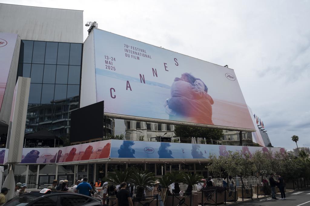 The Palais des festivals ahead of the 78th international film festival in Cannes