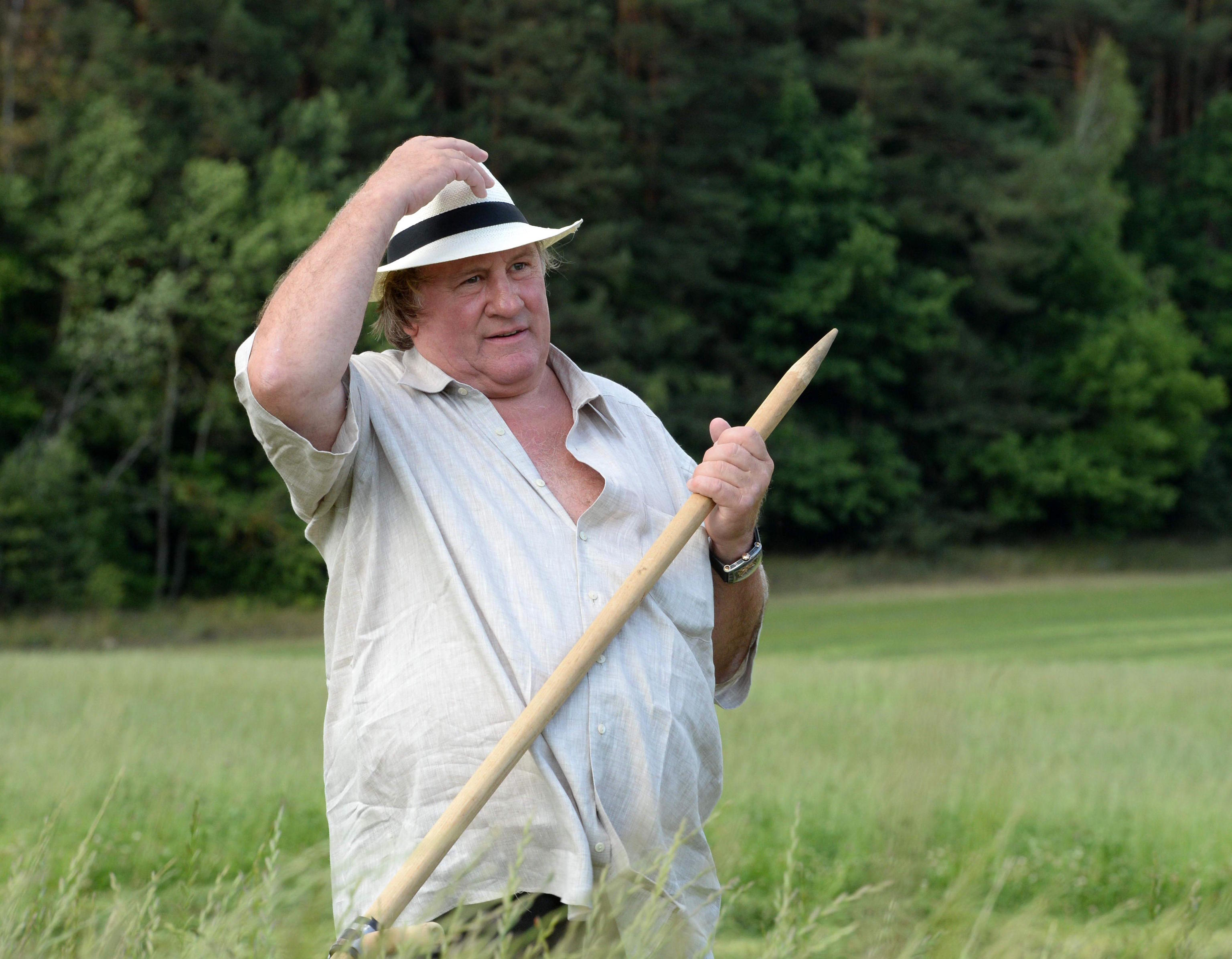 French actor Gerard Depardieu.