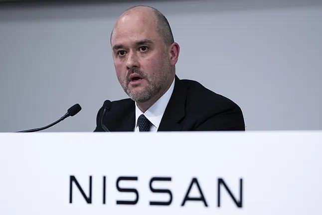 Nissan's CEO, Ivn Espinosa, at a press conference this Tuesday.