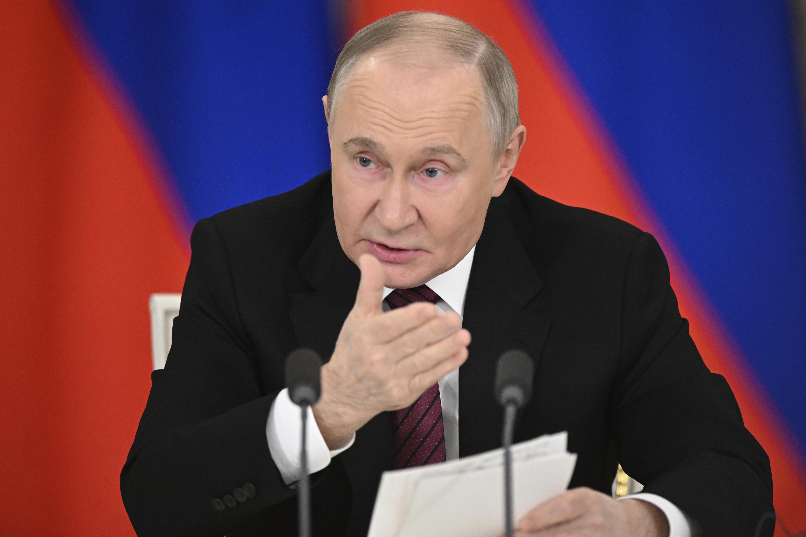 Russian President Vladimir Putin.