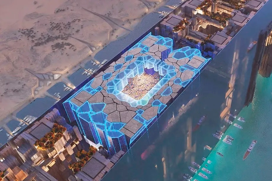 Projection of the Neom field.