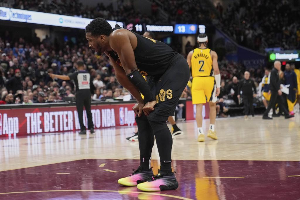Cleveland Cavaliers guard Donovan Mitchell.