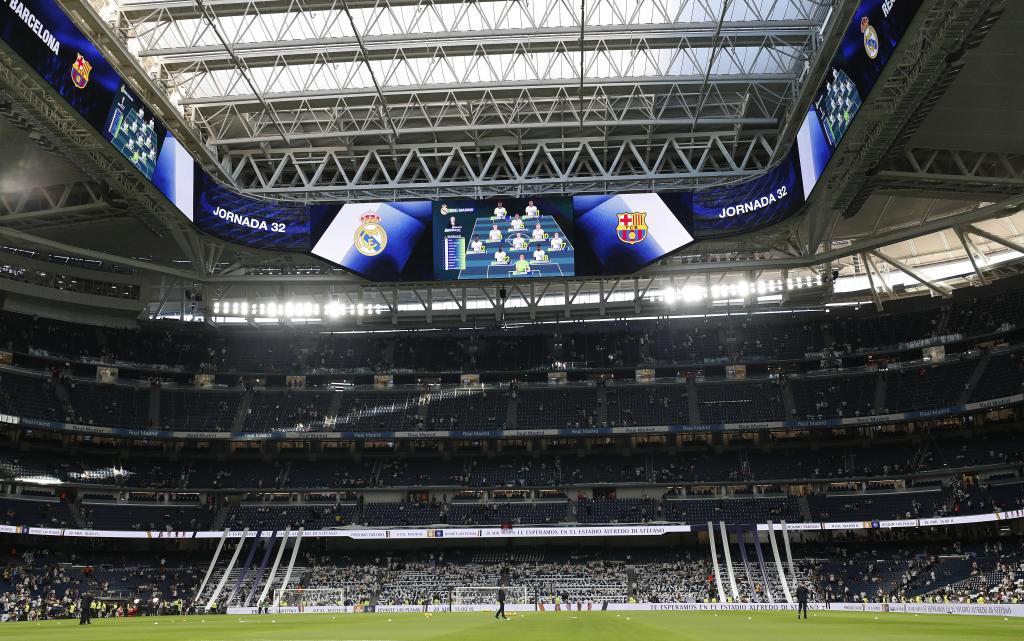 Santiago Bernabus stadium in Madrid.