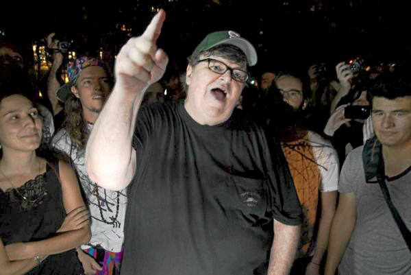 Filmmaker Michael Moore.