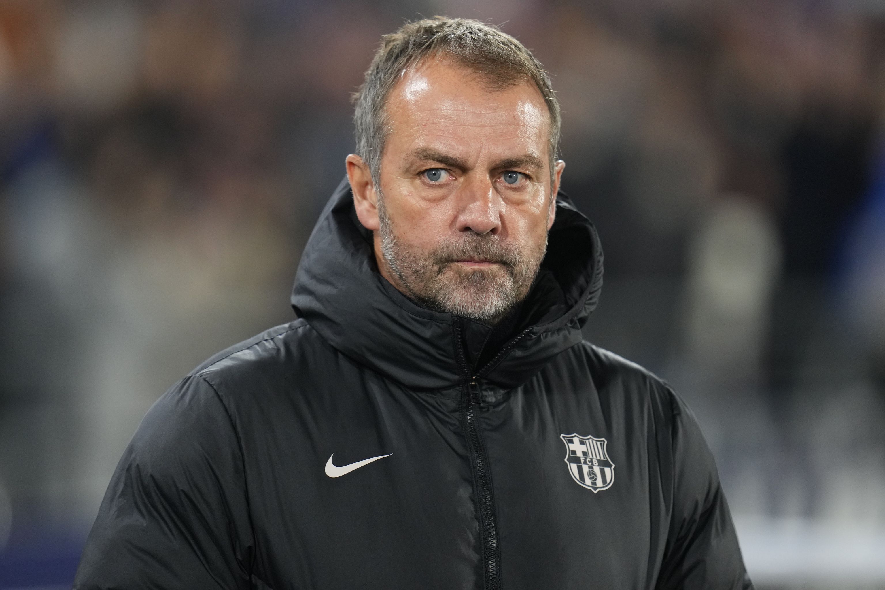 Barcelona's head coach Hansi Flick.