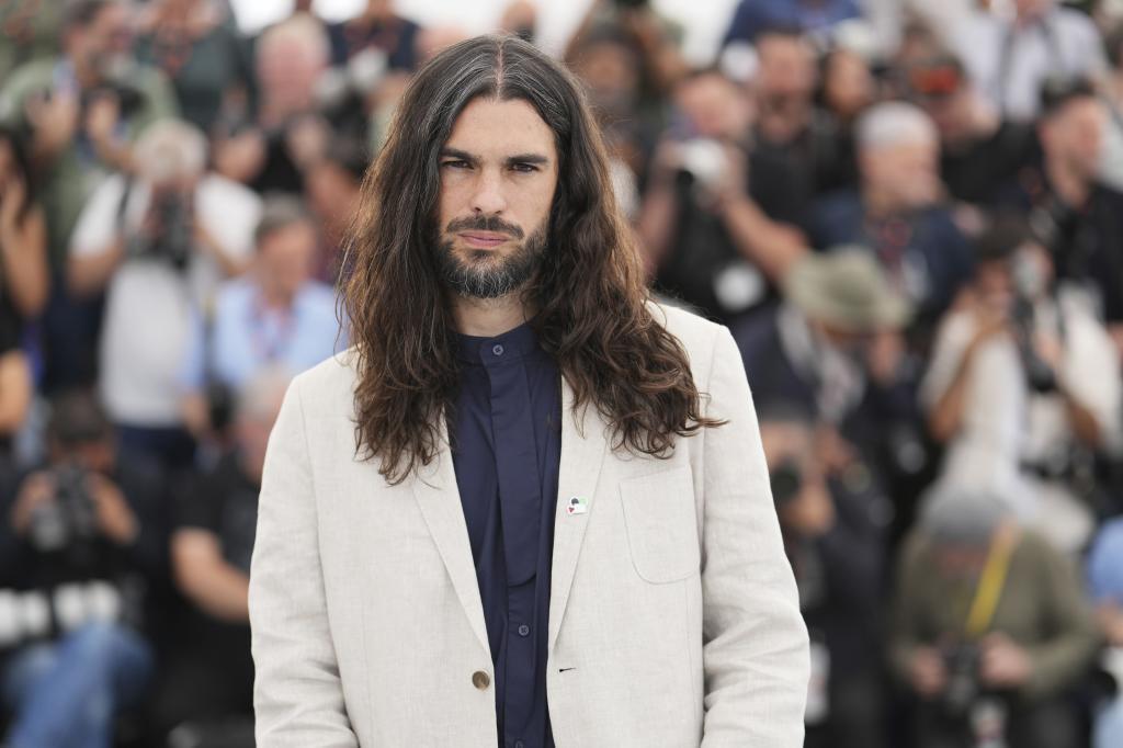 Director Oliver Laxe poses for photographers at the photo call for the film 'Sirat' at the 78th international film festival, Cannes