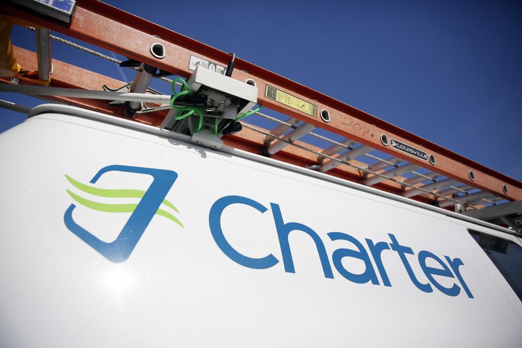 A Charter Communications van in St. Louis.