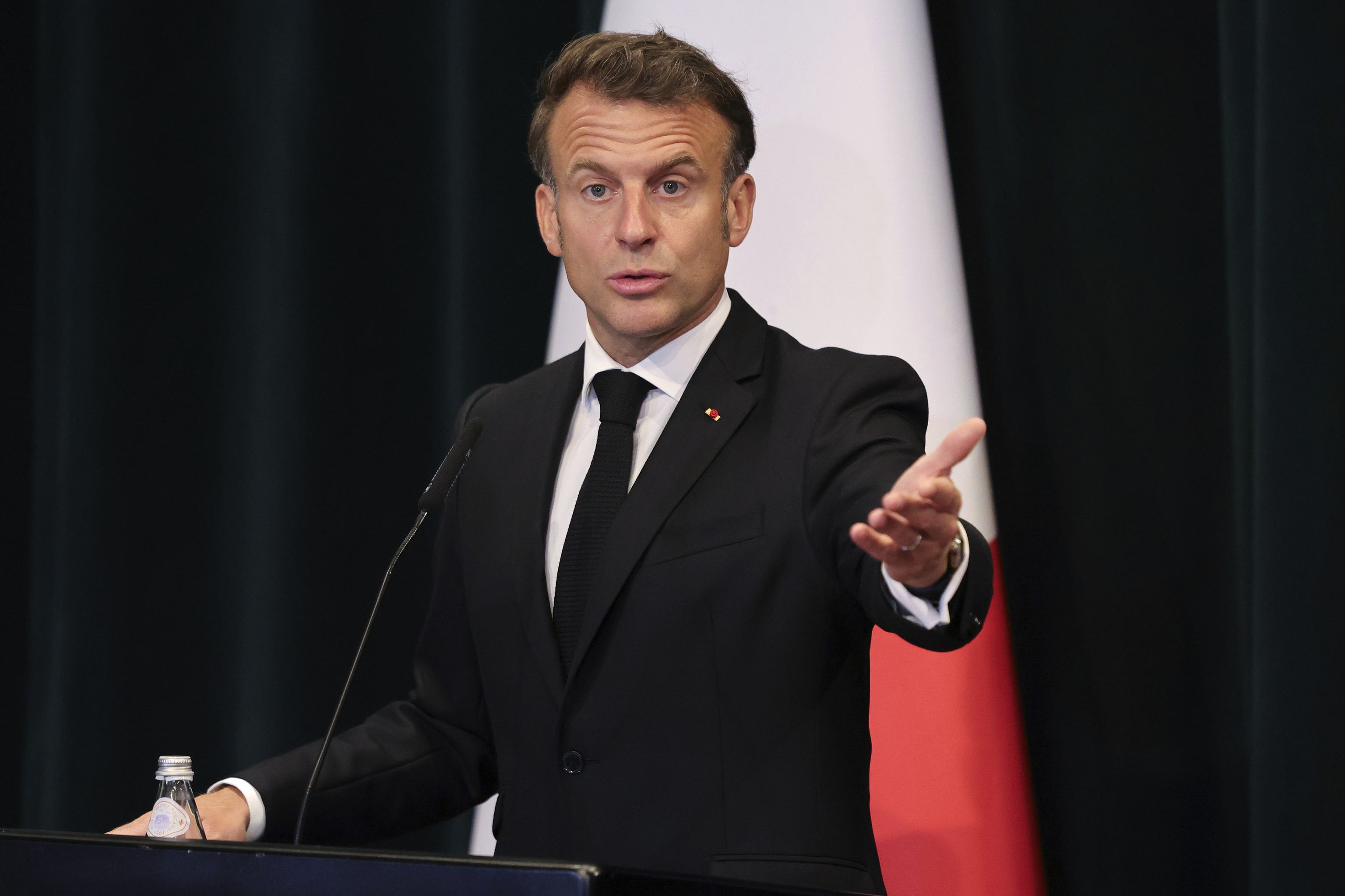 French President Emmanuel Macron.