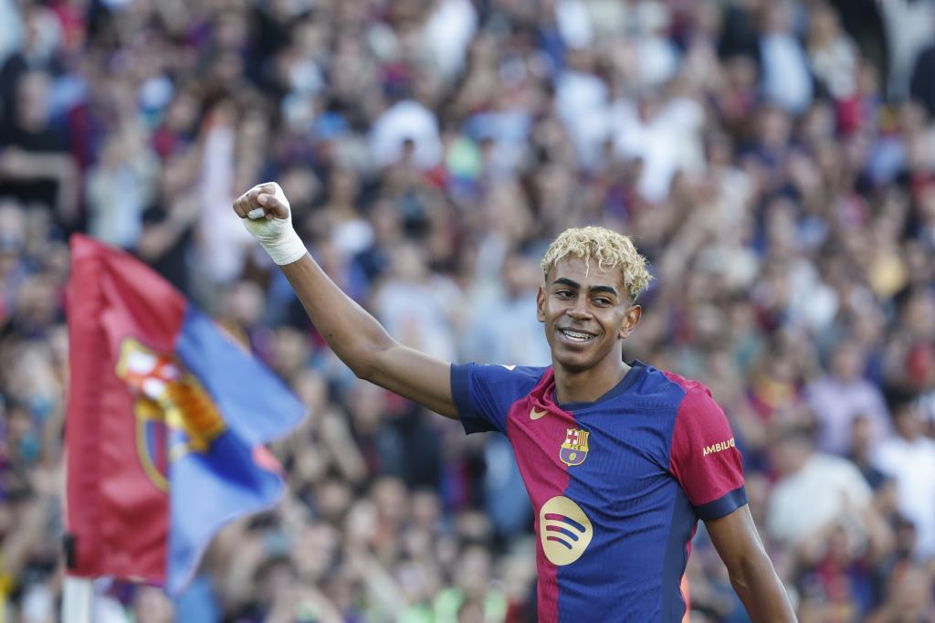 Barcelona's Lamine Yamal.