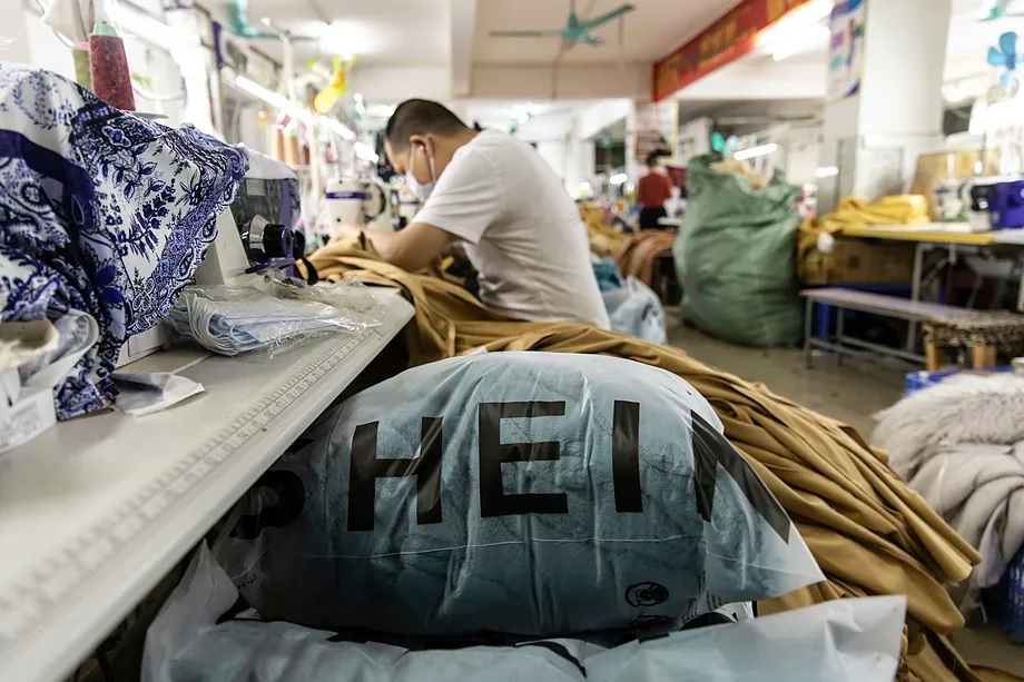 Inside a Shein factory in China.