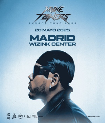 Myke Towers concert in Madrid.
