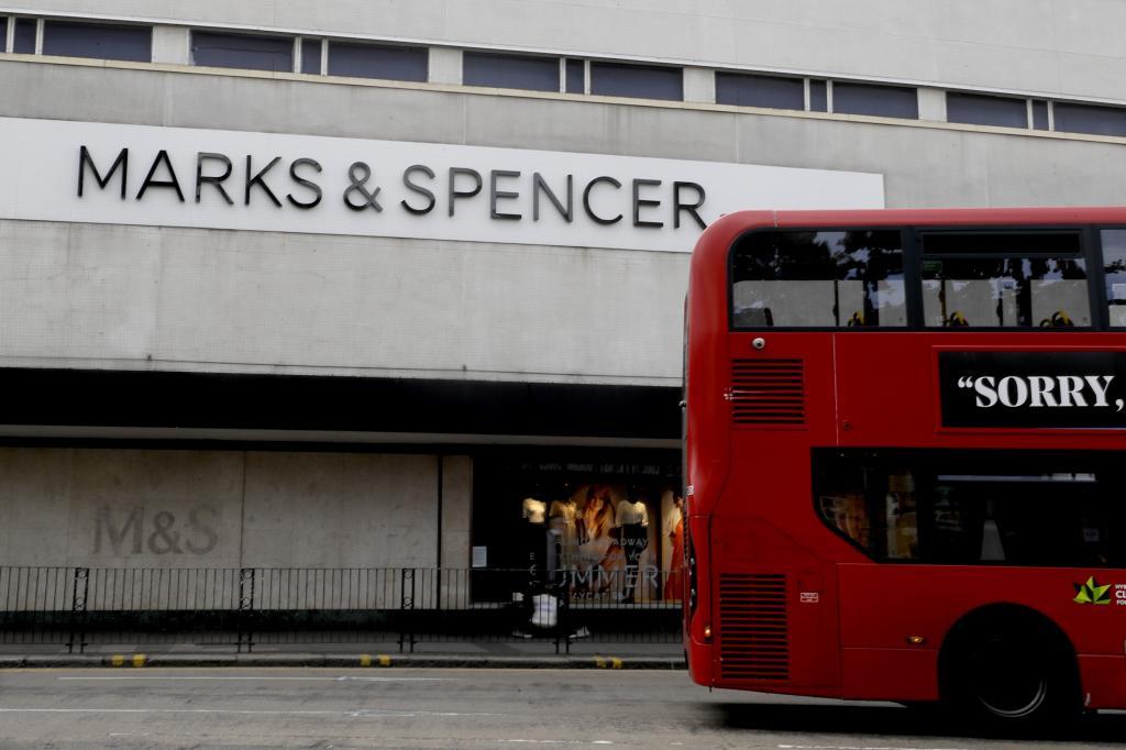 A Marks & Spencer store in London.