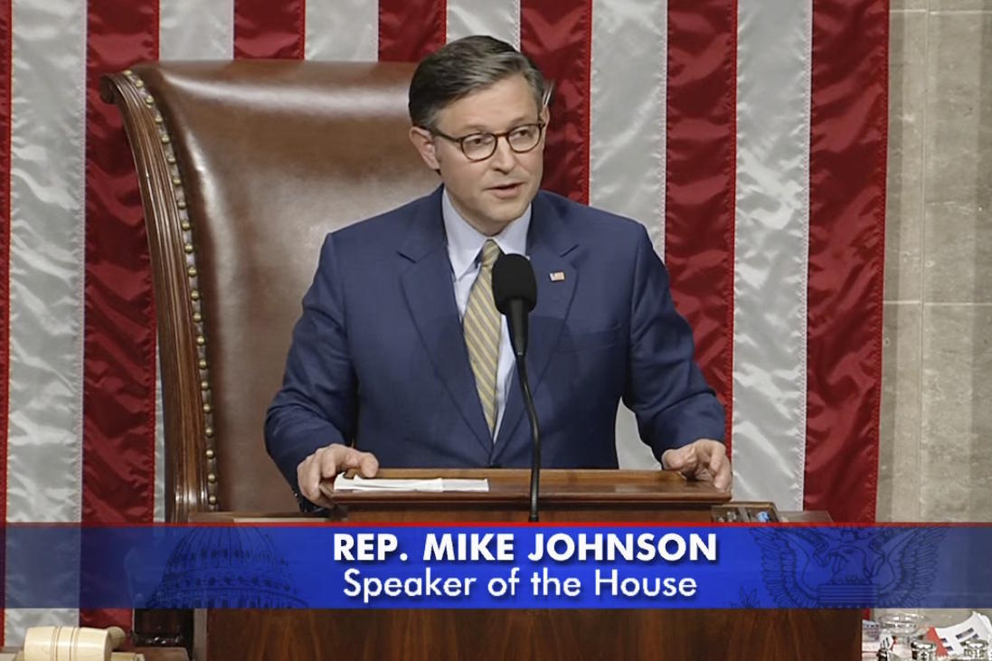 Speaker of the House Mike Johnson.