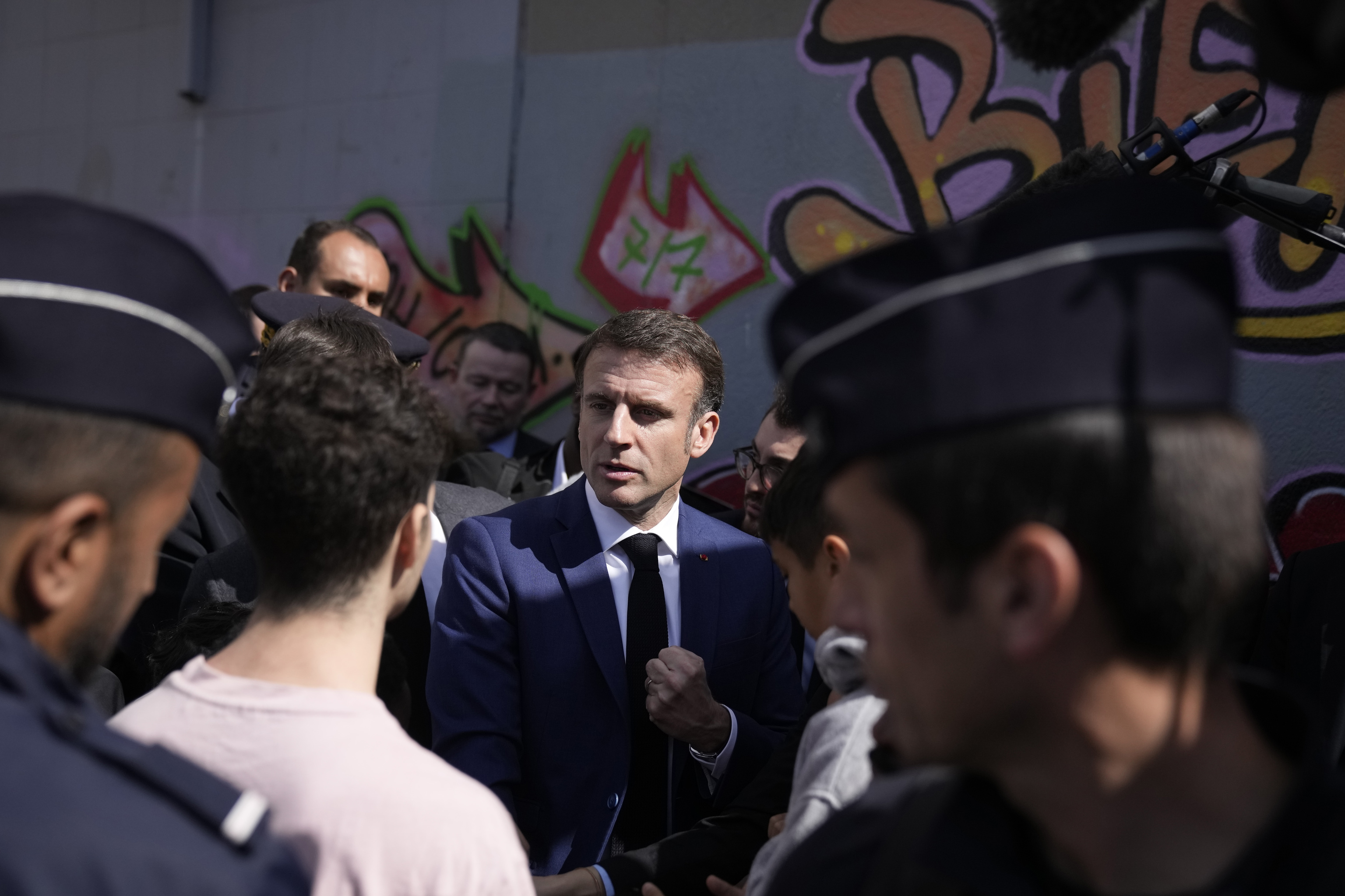French President Emmanuel Macron.