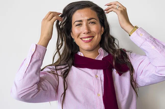Garbie Mugurza poses for EL MUNDO.