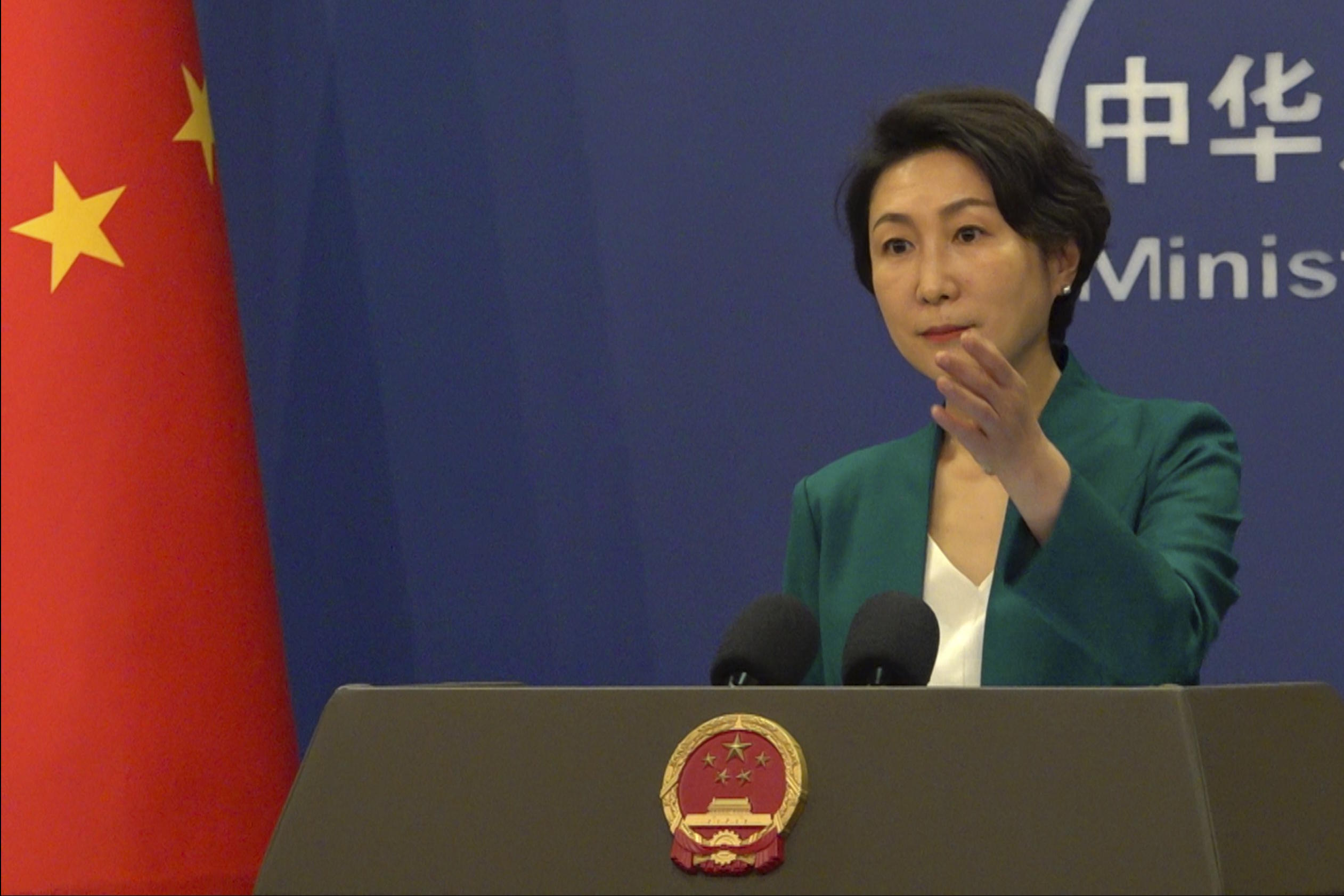 China's Foreign Ministry spokesperson Mao Ning.