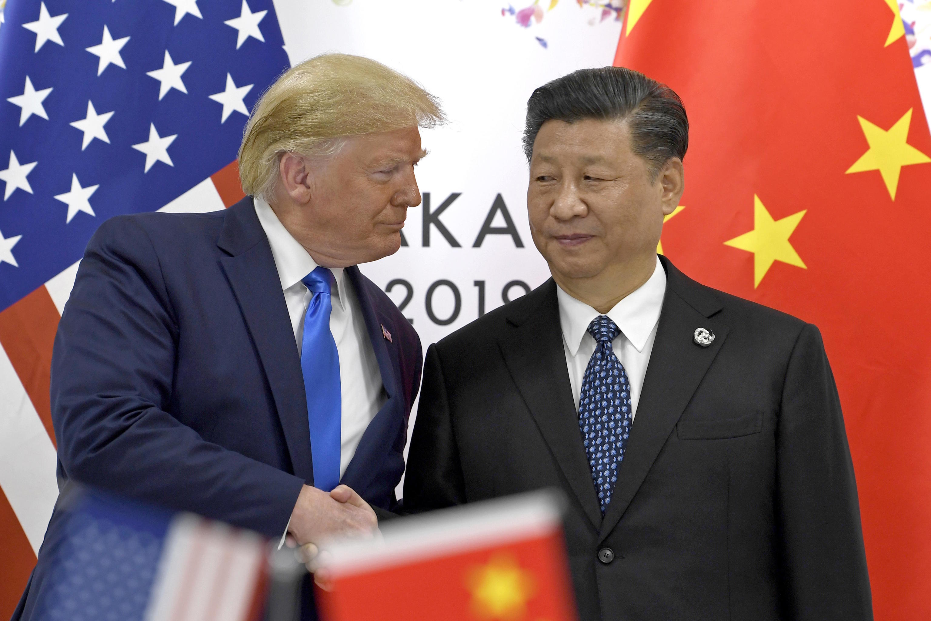 US President Donald Trump and his Chinese counterpart Xi Jinping in 2019.