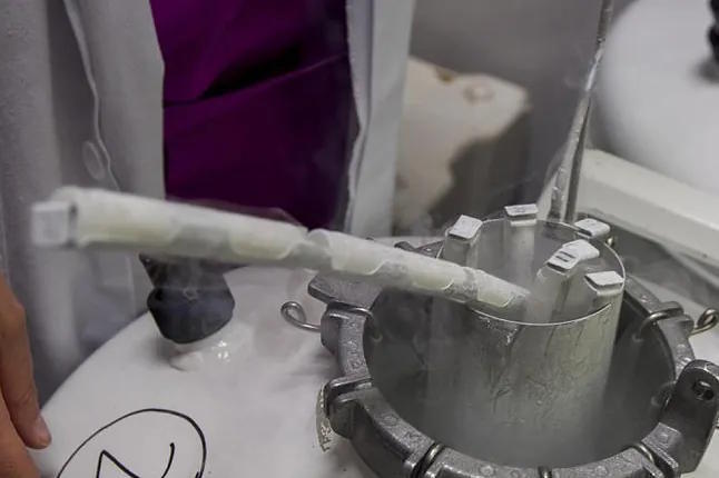 Artificial insemination laboratory in a clinic.