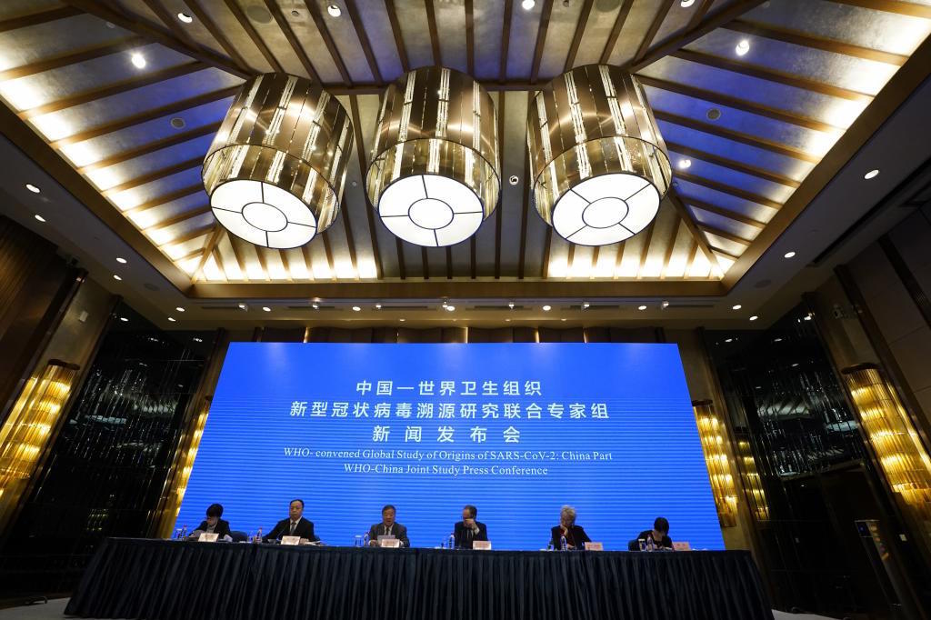 A WHO-China Joint Study Press Conference.