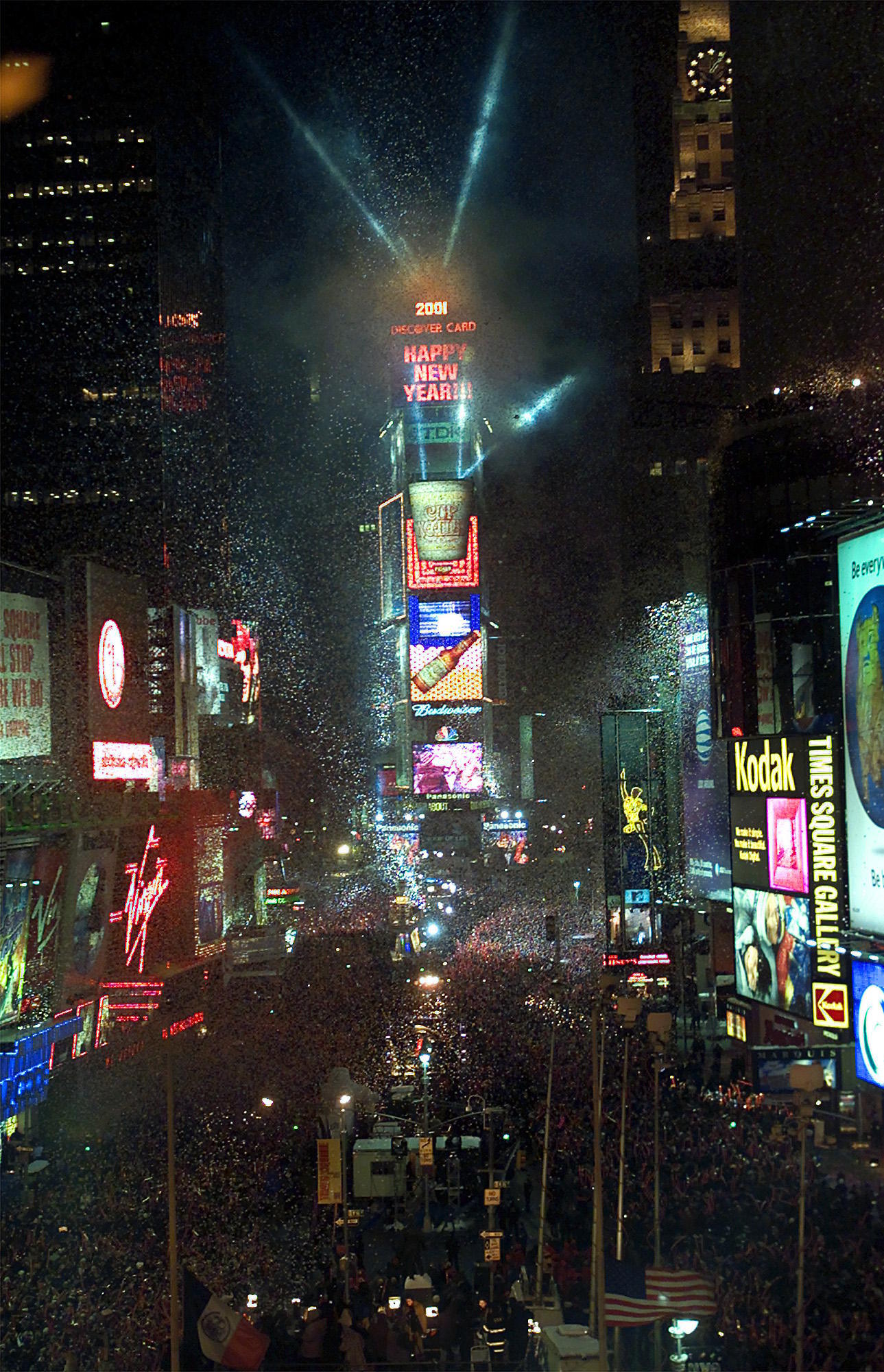 General view of New York's Times Square.