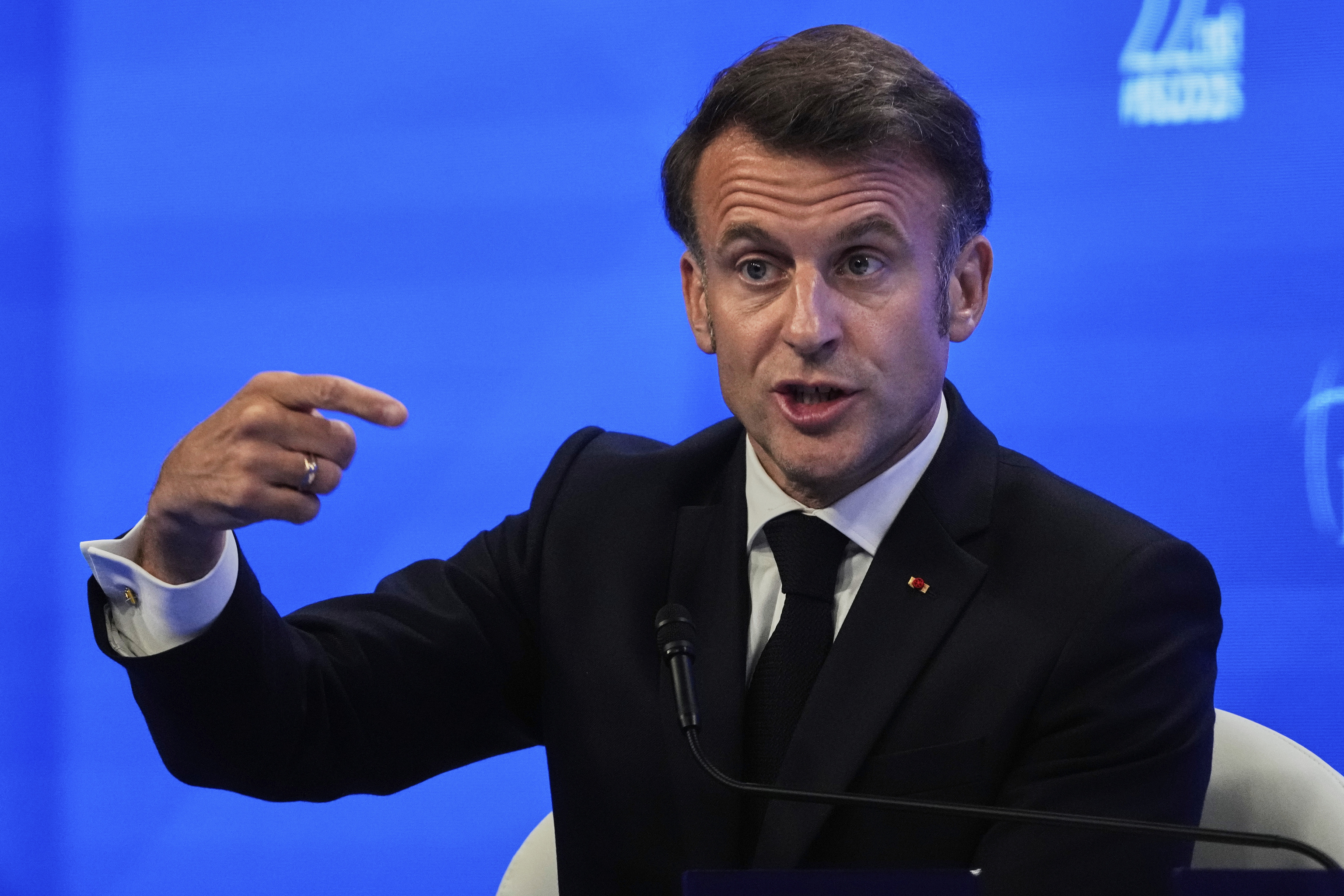 French President Emmanuel Macron.
