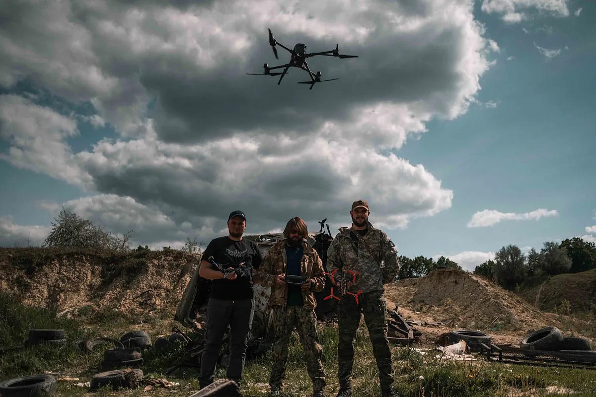 Montero team, with their own drones.