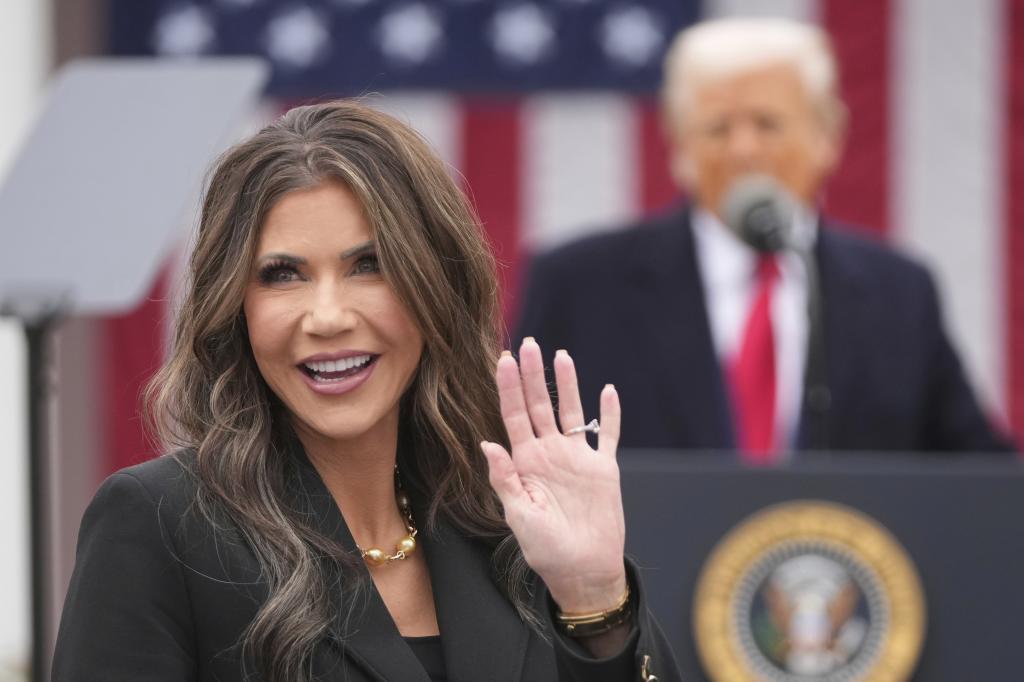 Homeland Security Secretary Kristi Noem