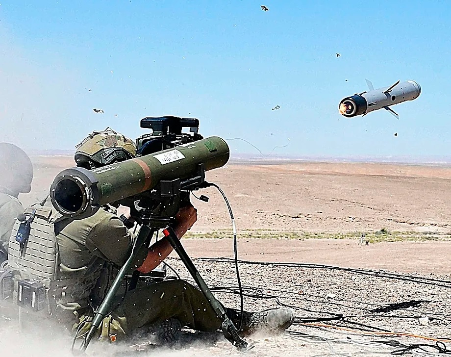 Promotional image of the Spike missile.