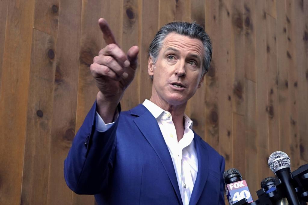 California Gov. Gavin Newsom.
