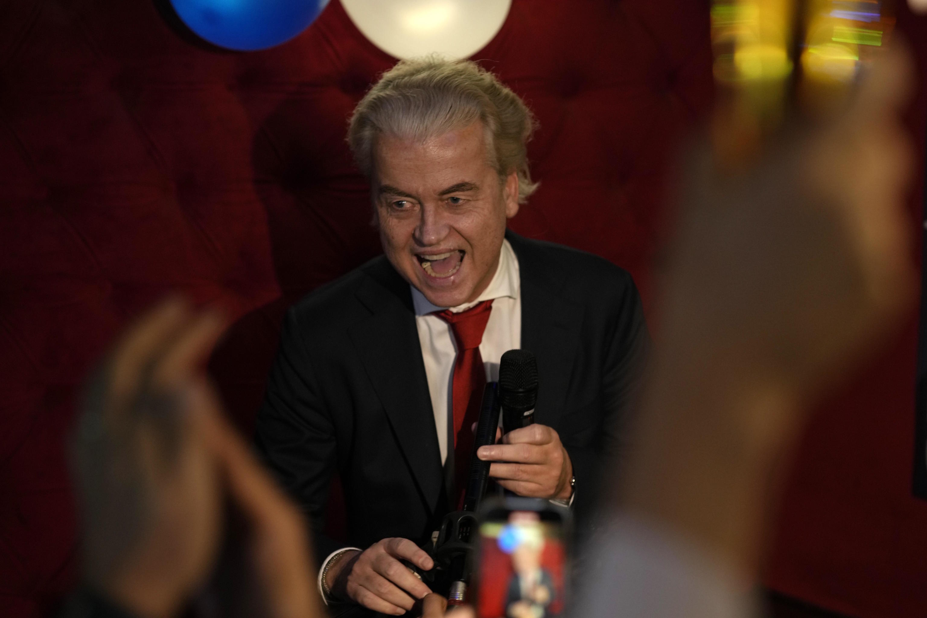 Geert Wilders, leader of the Party for Freedom own as PVV.