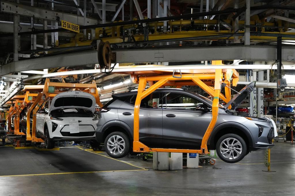 A General Motors factory at Lake Orion.