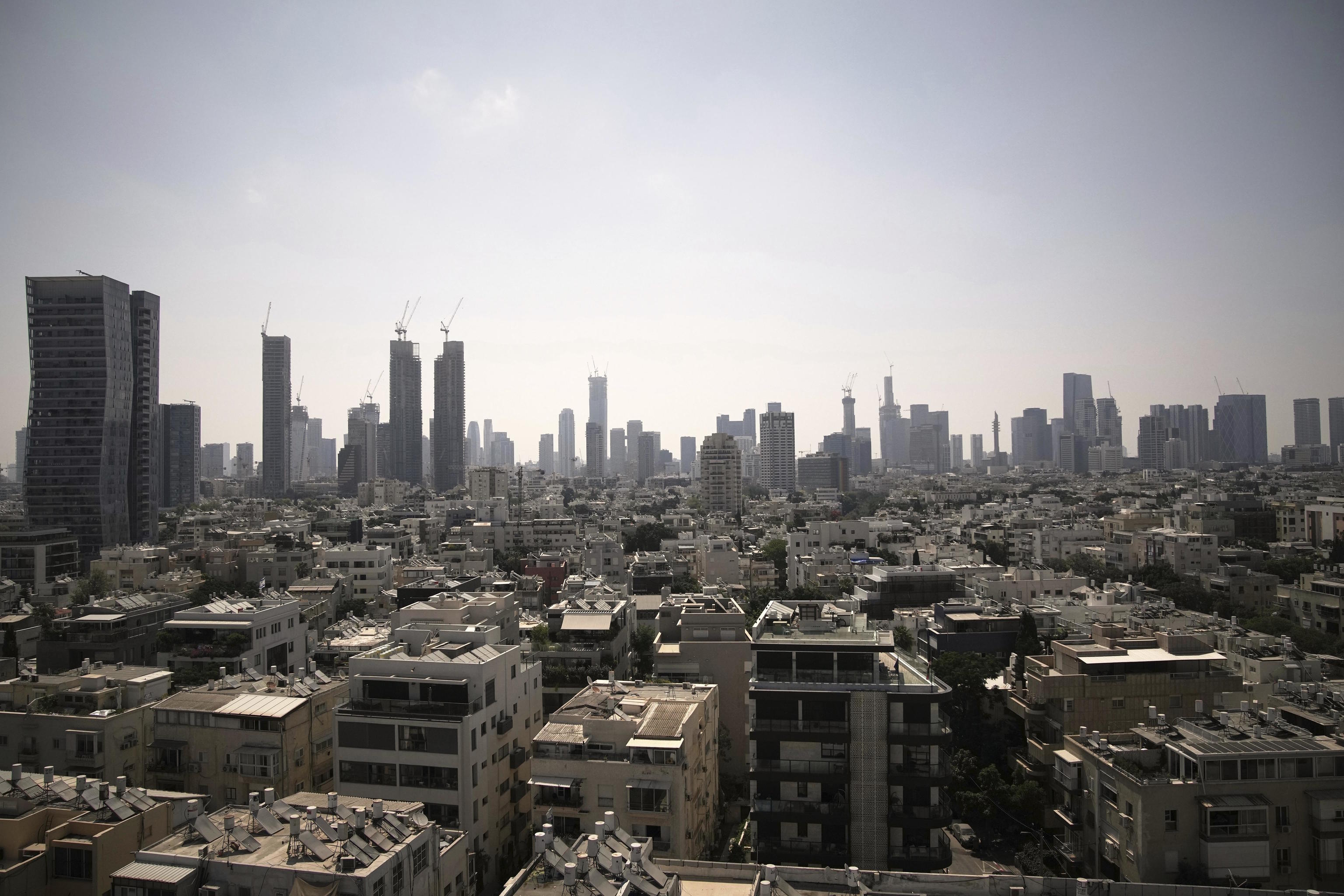 A general view of Tel Aviv's skyline.