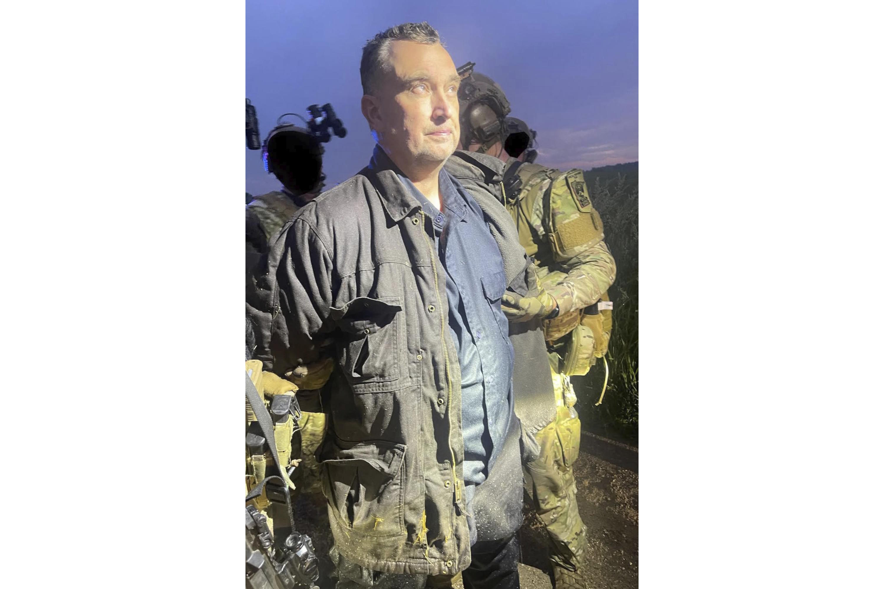 Vance Boelter, in custody after his arrest.