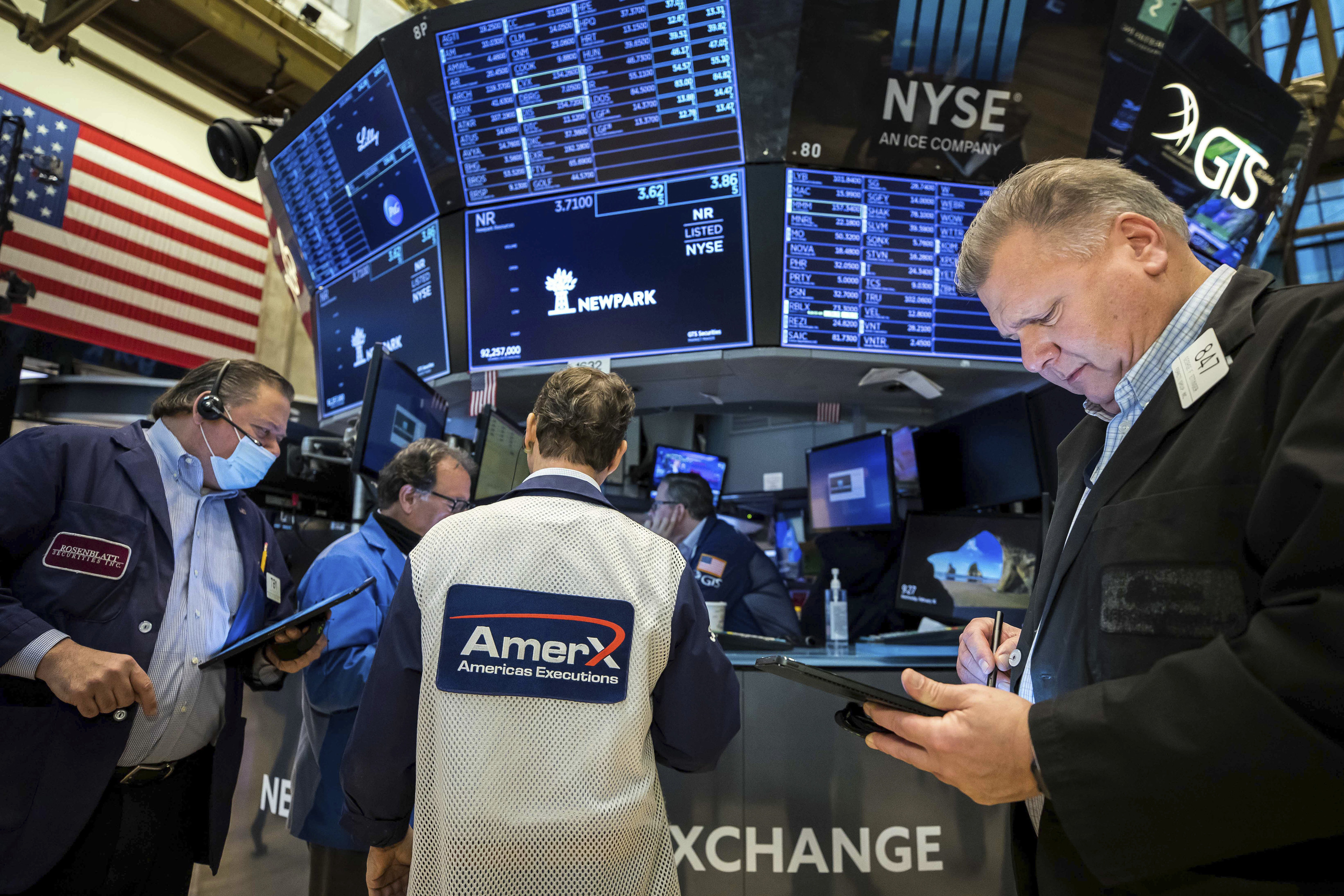 The New York Stock Exchange.
