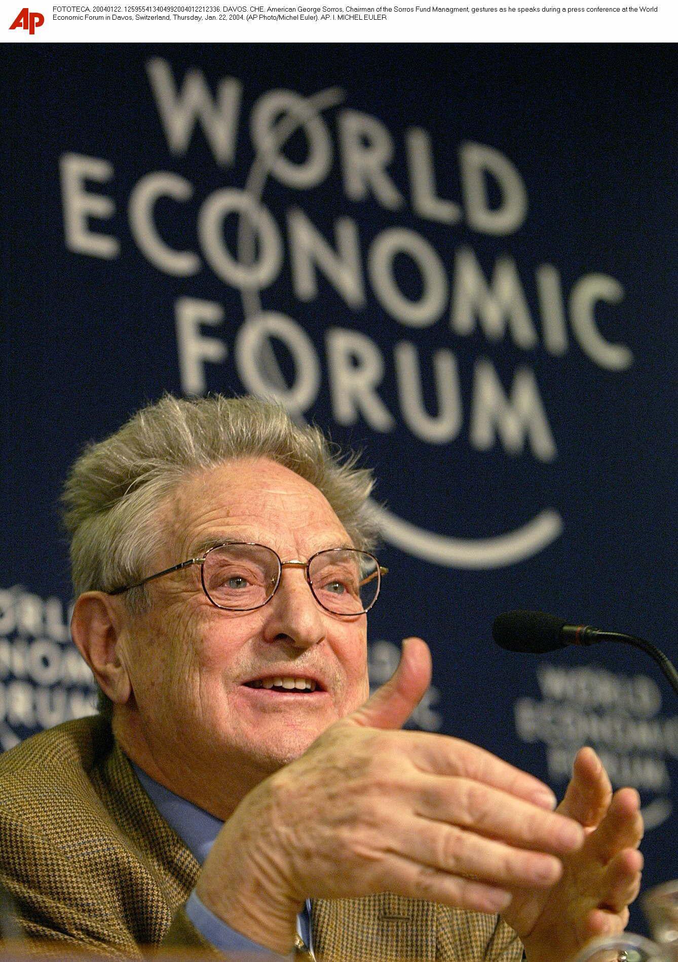 The billionaire investor George Soros.