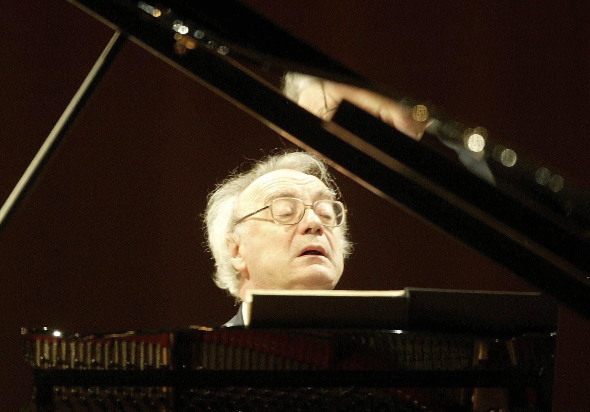 Austrian pianist Alfred Brendel.