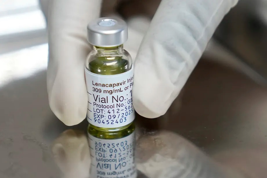 Lenacapavir vial.