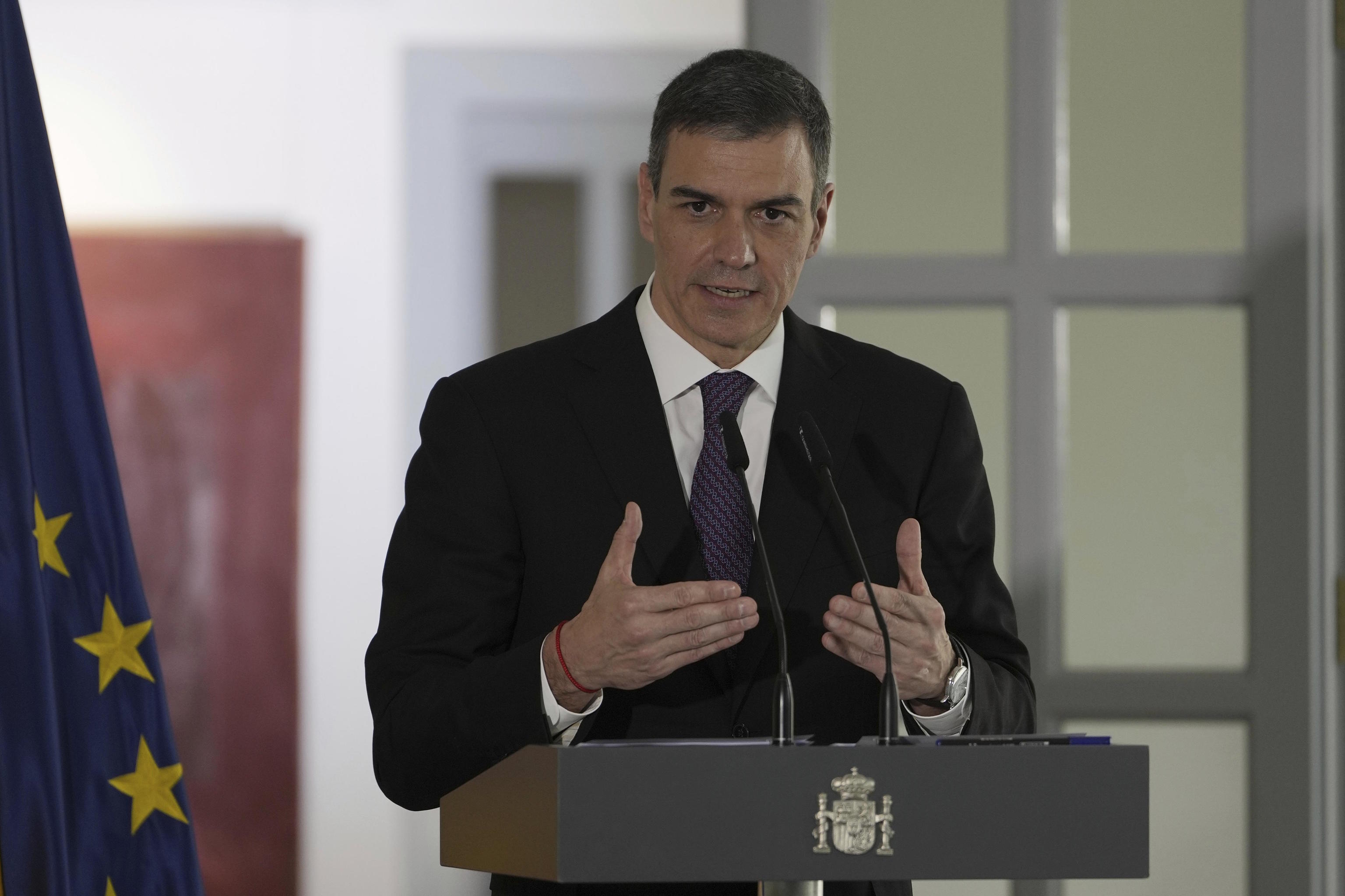 Spain's Prime Minister Pedro Sanchez.