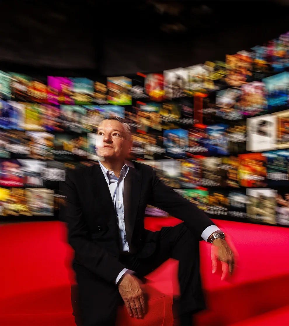 Ted Sarandos, CEO of Netflix, in Madrid a few days ago.