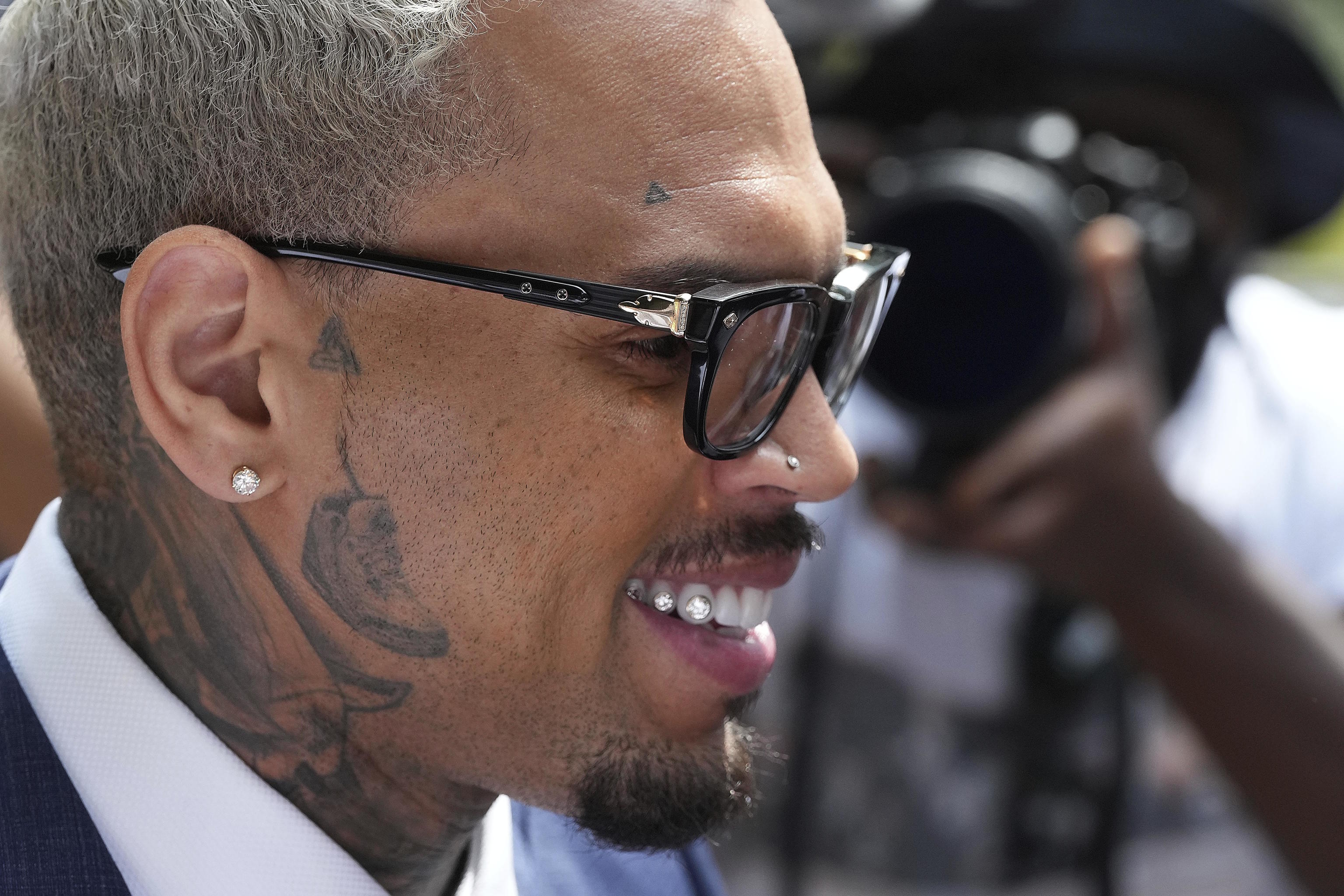 US R&B singer Chris Brown.