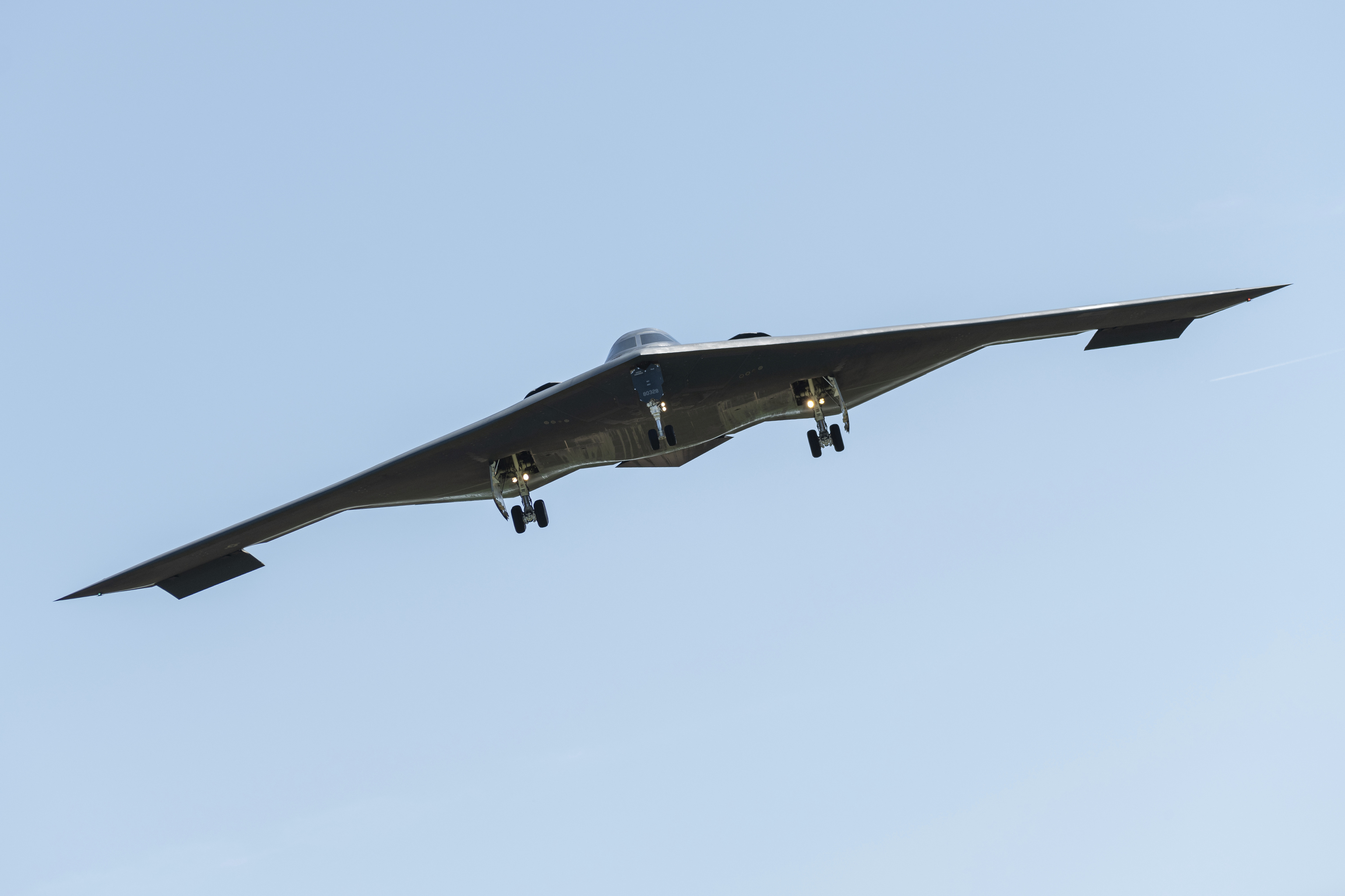 B-2 Spirit returns to Whiteman Air Force Base.