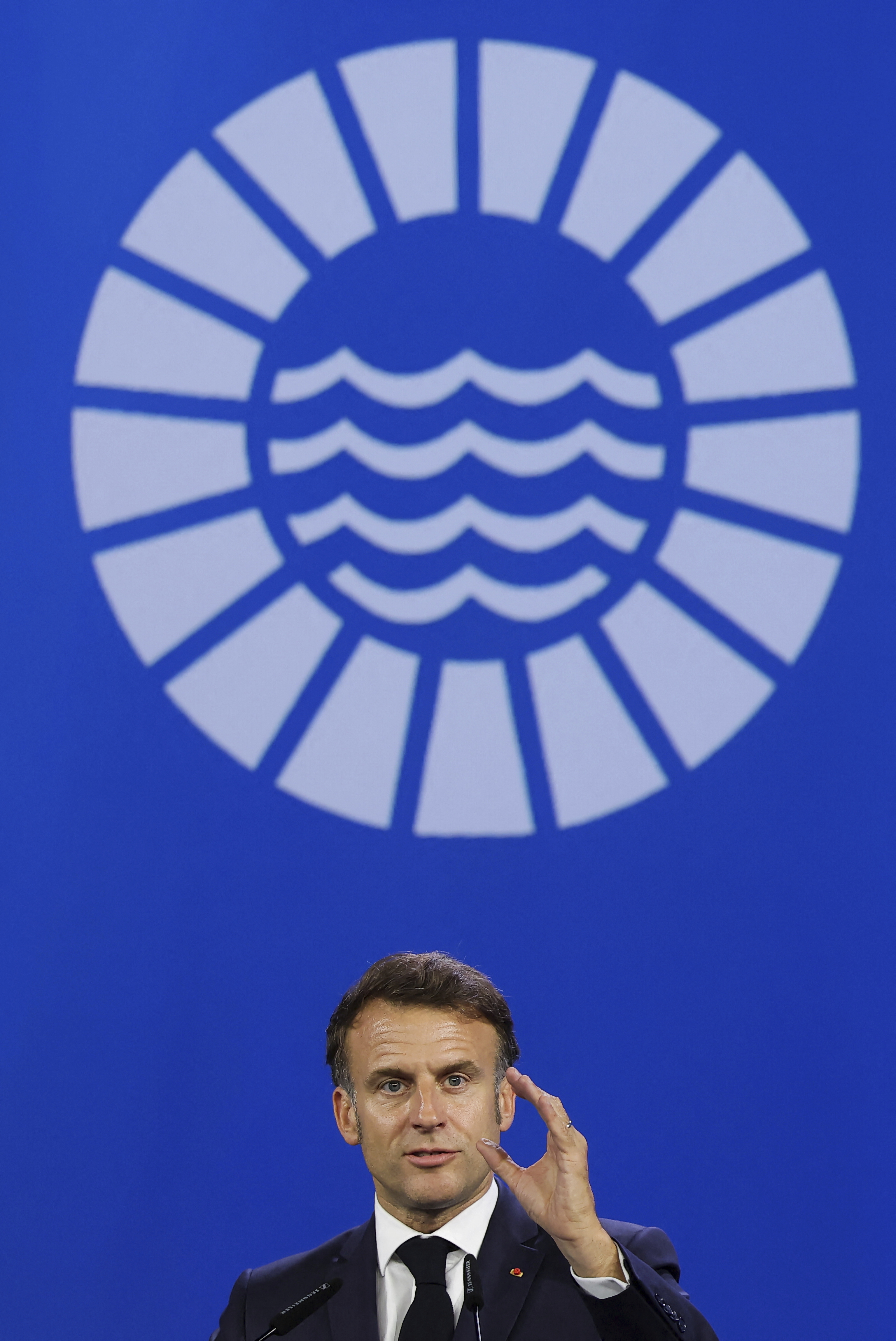 French President Emmanuel Macron.