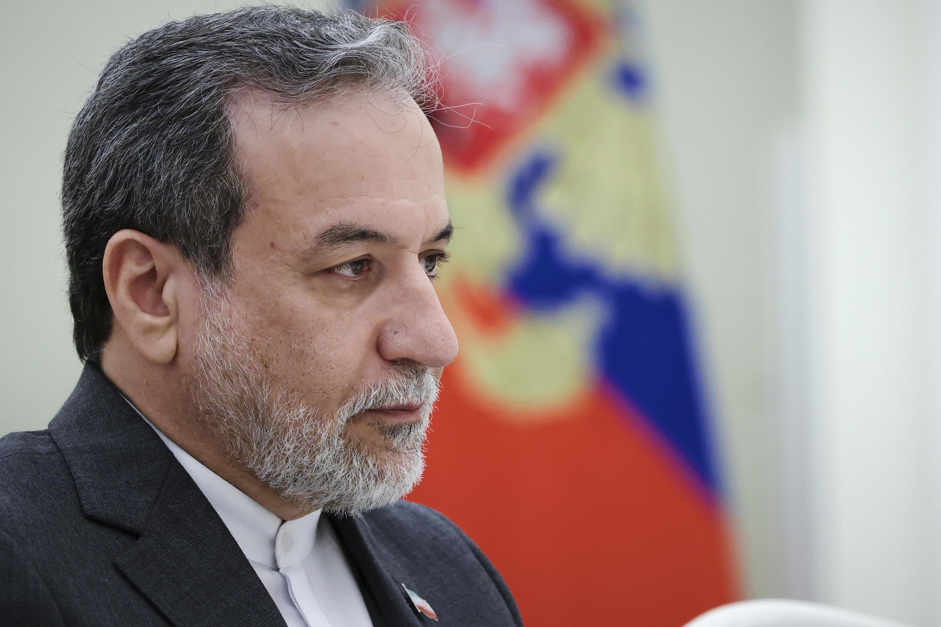 The Iranian Foreign Minister, Abbas Araghchi.