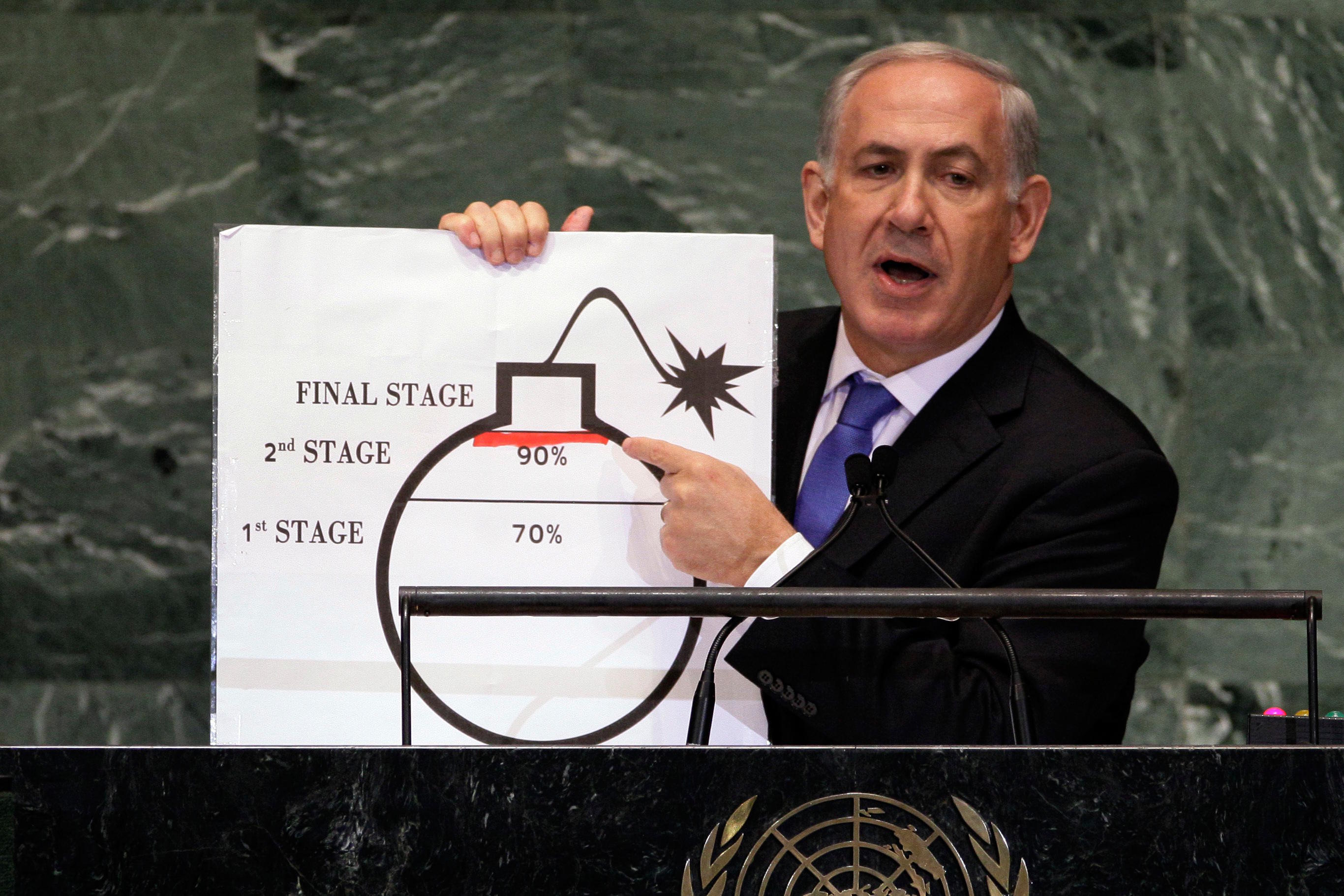 Israeli Prime Minister Benjamin Netanyahu.
